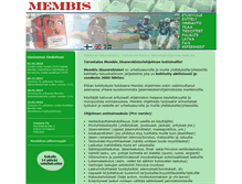 Tablet Screenshot of membis.fi